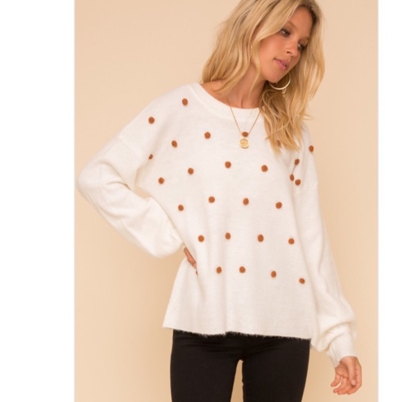 Pom Pom Sweater, New - Picture 2 of 12